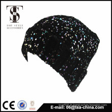 La vente en gros de produits en Chine élastique votre propre chapeau d&#39;hiver